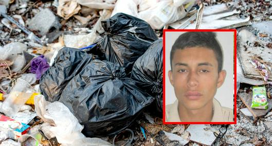 Joven de 24 años fue asesinado y cuerpo fue envuelto en bolsas de basura