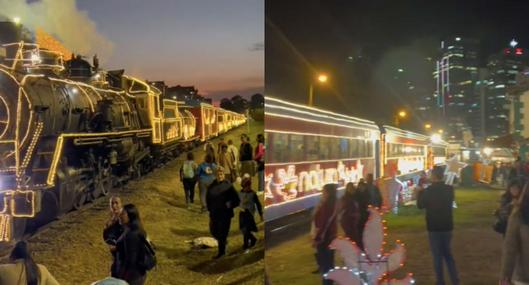 Tren de la Sabana en Navidad