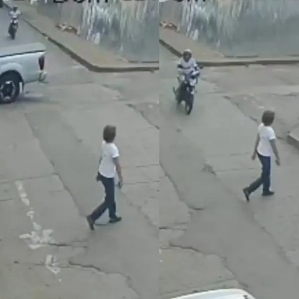 En Santander de Quilichao, en Cauca, se registró el brutal accidente de una moto, a toda velocidad, contra un profesora soltera que cruzaba la calle.