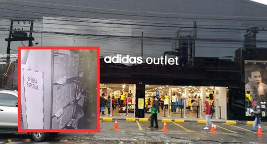 Robaron tienda de Adidas en Bogotá y robo asciende a 2.000 millones de pesos / Adidas Toberin (Google maps - imagen de referencia) y @gatonoticiasbogtoa en Instagram 