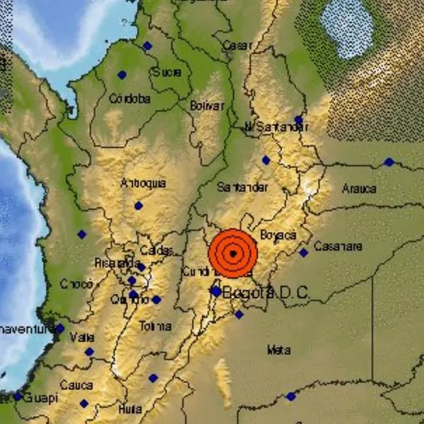 Temblor en Colombia de 4,1 hoy 4 de diciembre en Bogotá y otras ciudades