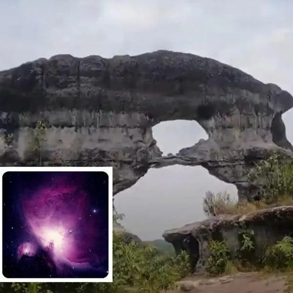 Foto de Puerta de Orión y Cinturón de Orión, en nota de cómo ir a Guaviare desde Bogotá por visitar Puerta de Orión, cósmico en Colombia