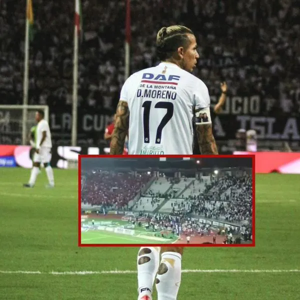 Desmanes con los hinchas del América.