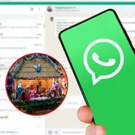 ¿Cómo activar el 'modo pesebre' en WhatsApp? 