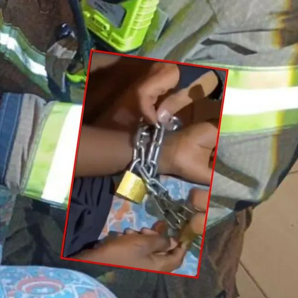 Bogotá noticias: fotos y video de mujer que encadenaba a sus hijos en Usme