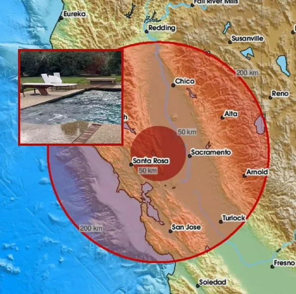 Terremoto en California.