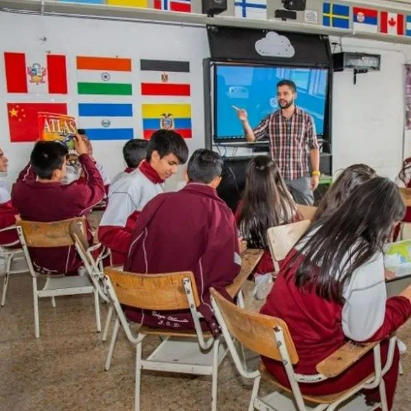 Estudiantes de Bogotá en colegios bilingües
