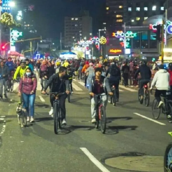 CIclovía nocturna de Bogotá, en nota sobre ruta que habrá en 2024