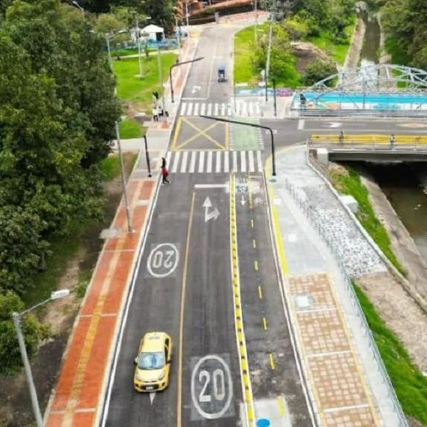 Vía nueva en Suba, Bogotá
