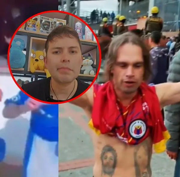 Habló quien le hizo poner camisa del Pasto a hincha de 'Millos'. 