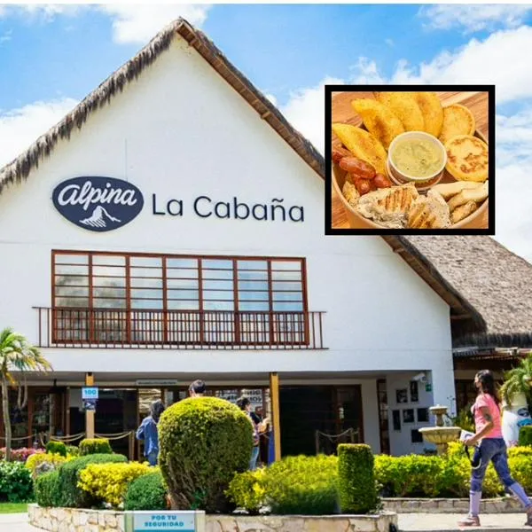 ¿Cuánto vale comer en la Cabaña de Alpina Sopó? Puede volar en parapente en el pueblo