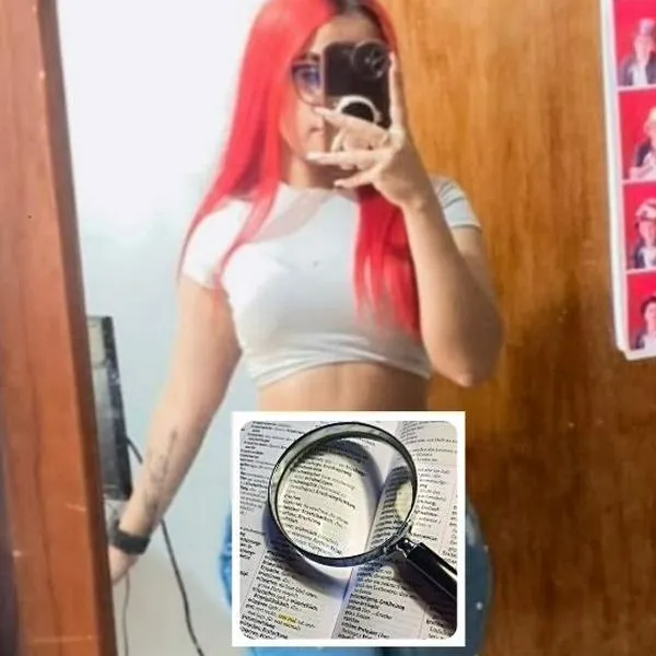Foto de Catalina Leyva y lupa, en nota sobre caso Catalina Leyva y por qué hay demora para resolver asesinato, según experto