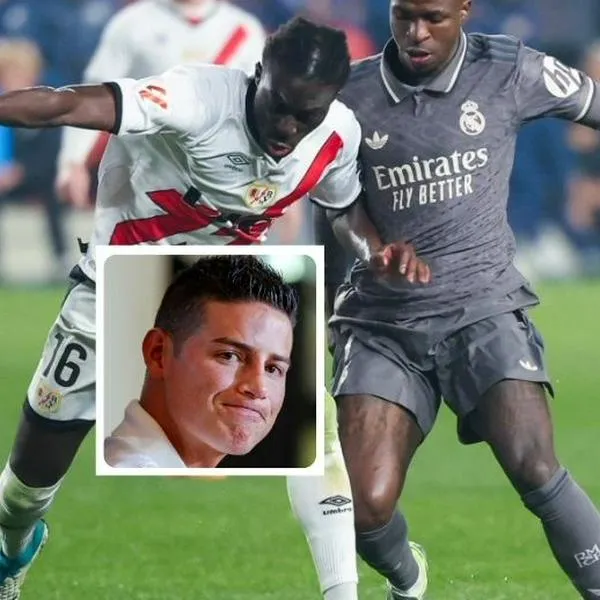Fotos Real Madrid v Rayo Vallecano y de James Rodríguez, en nota de por qué James Rodríguez no estuvo ante Real Madrid: DT de Rayo Vallecano asombró