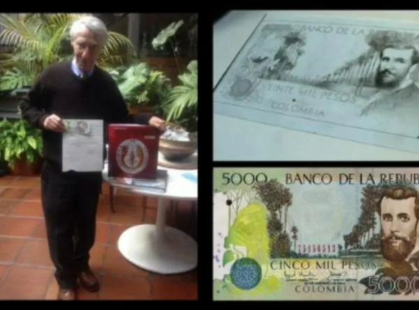 Murió Juan Cárdenas, el diseñador de los billetes de $ 5.000 y $ 20.000