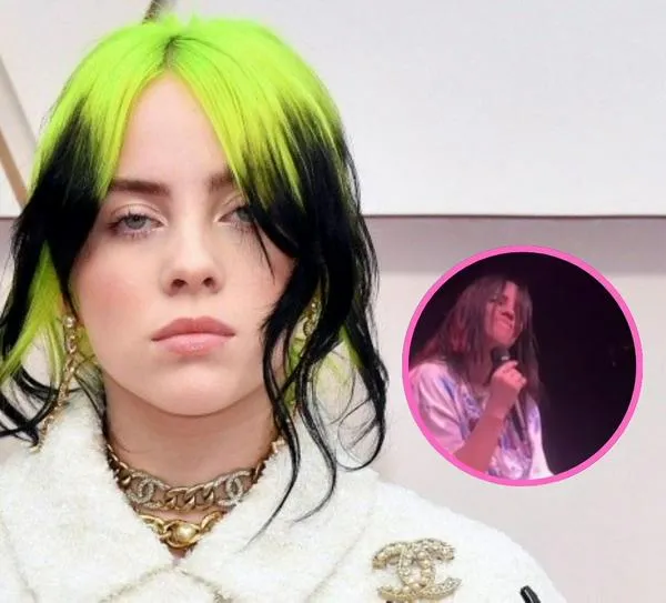 Billie Eilish fue golpeada en la cara con objeto que le lanzaron en concierto