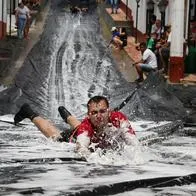 Bucarasica, el sitio del tobogán más grande del mundo.