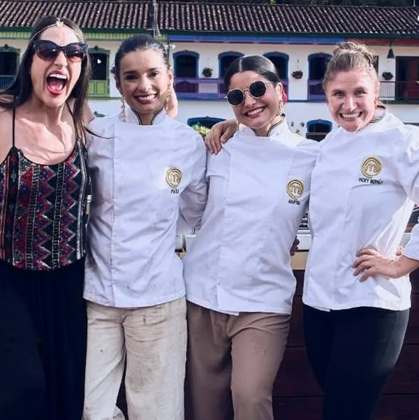 Foto de finalistas de Masterchef 2024, en nota de quién será la ganadora de Masterchef 2024 entre Paola, Vicky, Martina y Carolina
