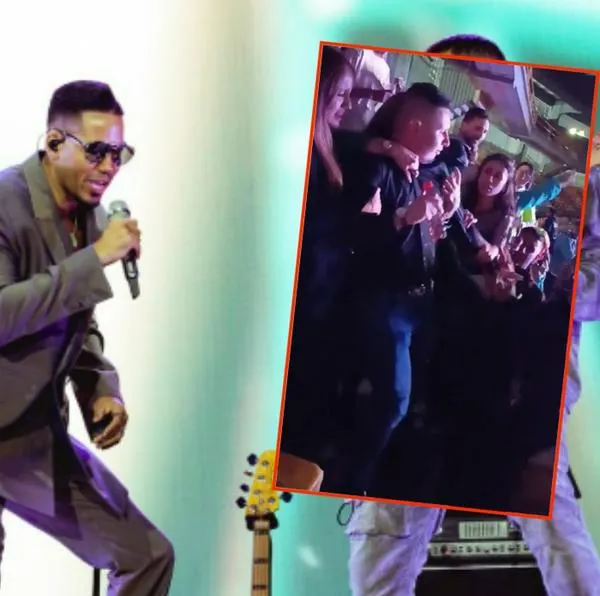 Video pelea entre hombre y mujeres durante concierto de Aventura, en Bogotá