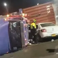 Estado de salud de heridos por accidente en Bogotá.