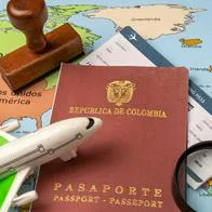 Foto de mapa y pasaporte, en nota de por qué exención de Visa Schengen para Colombia está en peligro, según Alemania