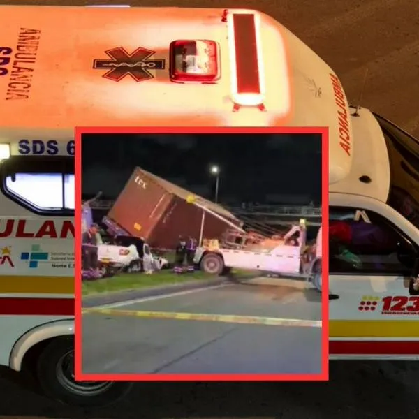 Accidente de tractomula robada en Bogotá testimonio de esposa del herido