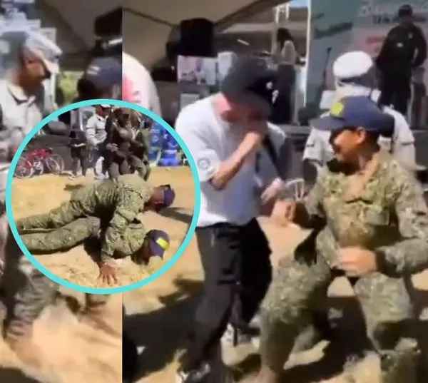 Soldados y policías bailaron reguetón y Fuerzas Militares se pronunciaron: video