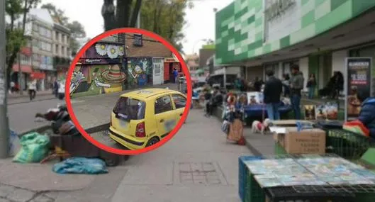 Dramático robo en el sector de Galerías (Bogotá): a dos hombres los pasearon en un taxi por toda la ciudad y les quitaron dos millones de pesos. 