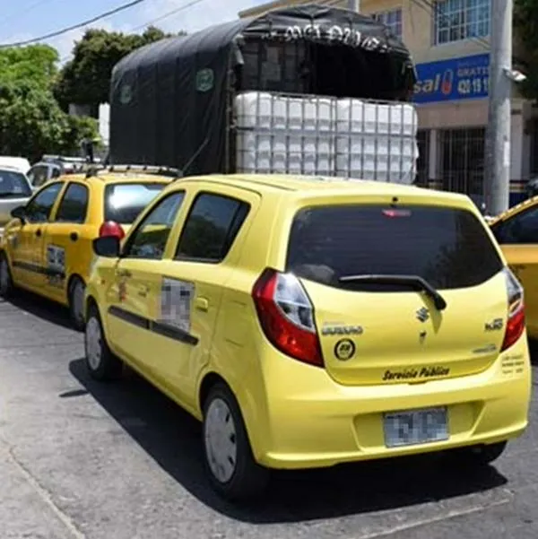 Taxis, en nota sobre que subió la tarifa en Santa Marta