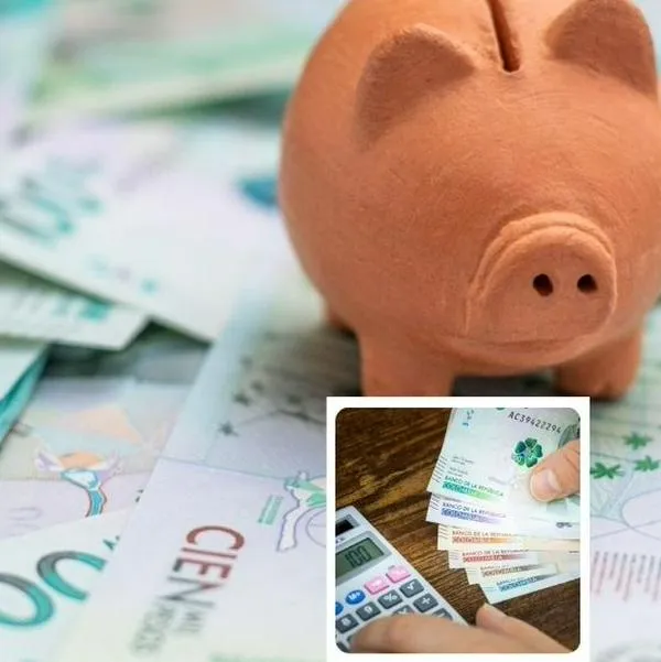 Fotos de dinero colombiano, en nota de salario mínimo en Colombia 2025 y cómo afecta sueldos de $ 2'800.000 si sube 8%