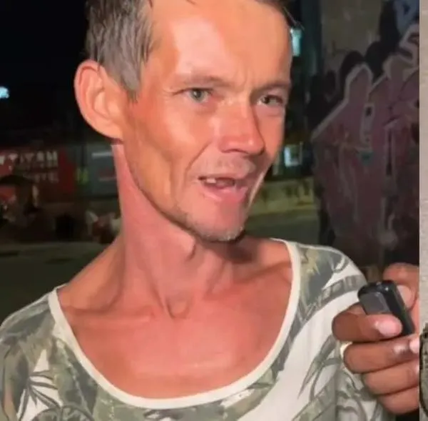 Andrés Giraldo, el exmodelo que ahora vivie en las calles, reapareció con un desgarrador mensaje para su hijo y le pidió perdón.