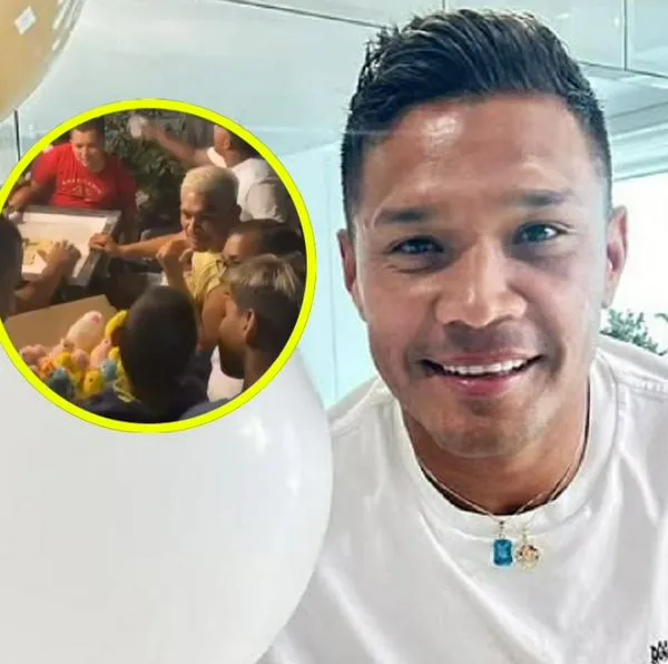 Teófilo Gutiérrez, a propósito del gesto que tuvo con un niño antes de Navidad: video