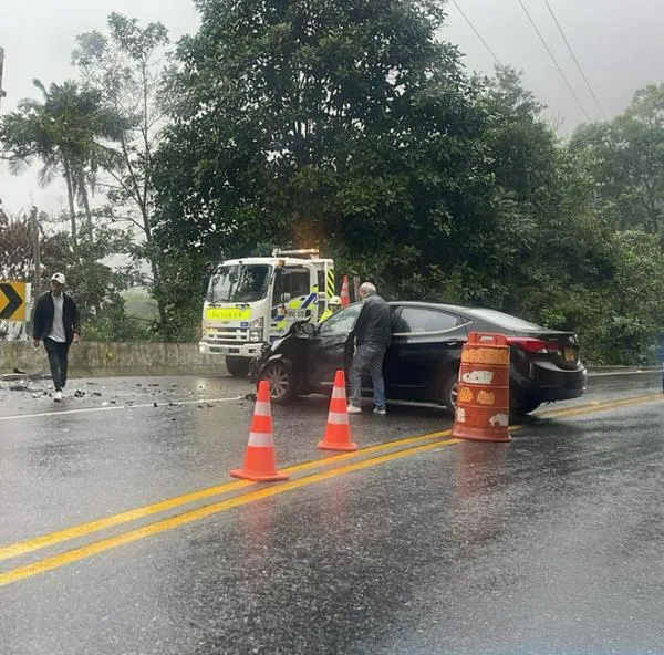 Accidente en la vía Bogotá-Girardot.