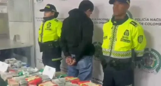 Domiciliario en Bogotá fue capturado con $55 millones: no explicó de dónde venían