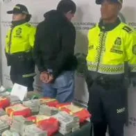 Domiciliario en Bogotá fue capturado con $55 millones: no explicó de dónde venían