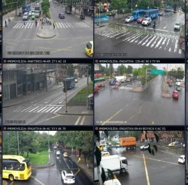 Lluvias en Bogotá.