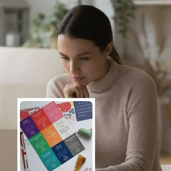 Fotos de mujer y colores, en nota sobre cuáles son los mejores colores para comenzar el año en 2025, según el Feng Shui