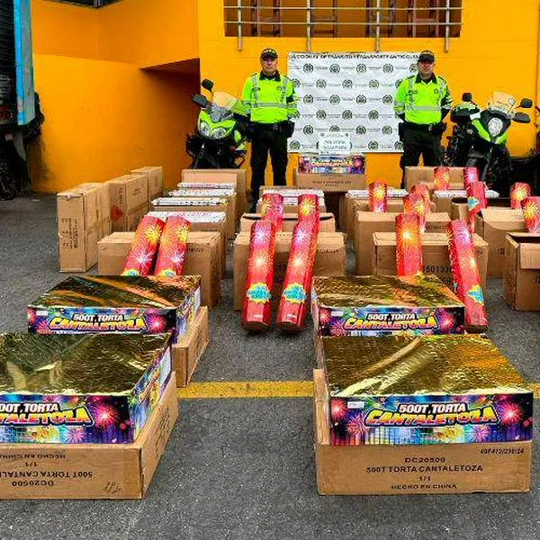 Policía Nacional incautó una tonelada de pólvora