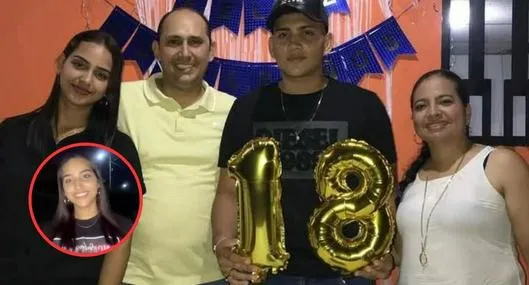 Esta es la familia Lora Rincón, que fue asesinada en Aguachica, Cesar, este 29 de diciembre