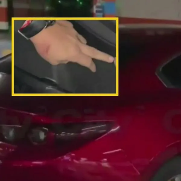 Captura de pantalla vehículo afectado por operativo policial.