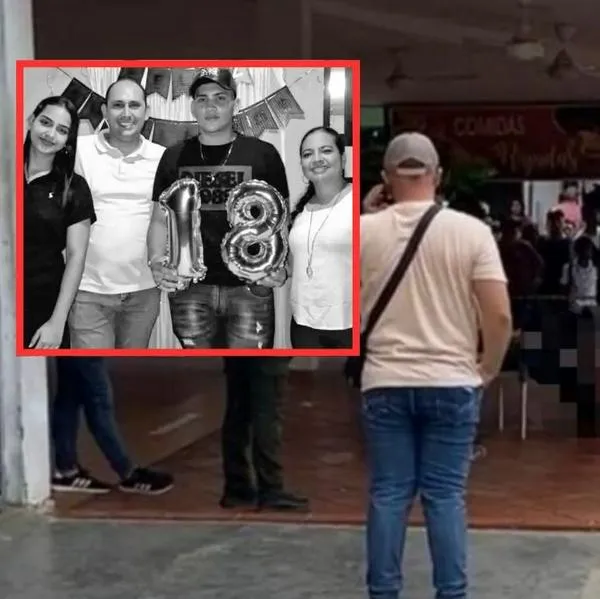 Imagen de redes sociales de familia masacrada en Aguachica, Cesar.