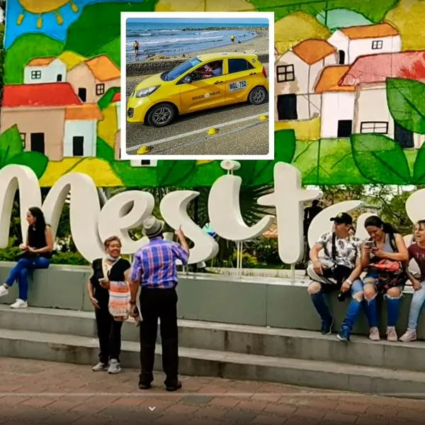 Fotos de Mesitas y taxi, en nota de cuánto cobra un taxi de Bogotá a Mesitas: precio de viaje fugaz a sitio cercano