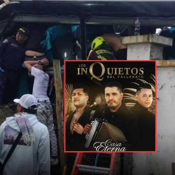 La agrupación musical tuvo un accidente vial este 31 de diciembre luego que viajaran a Medellín a un concierto de fin de año.