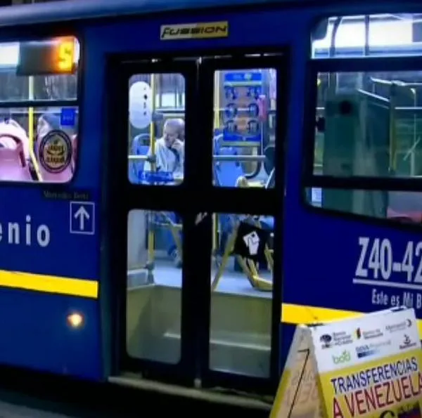 Atraco a bus del SITP en Bogotá; capturados en la Caracas con 19 son menores