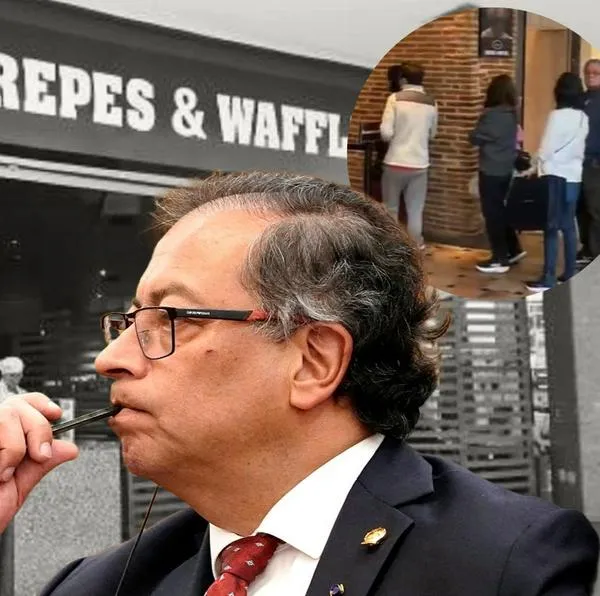 Polémica por fila de Crepes and Waffles.