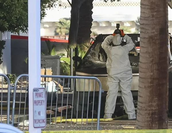 Al menos un muerto por explosión de un Tesla frente a hotel de Trump en Las Vegas
