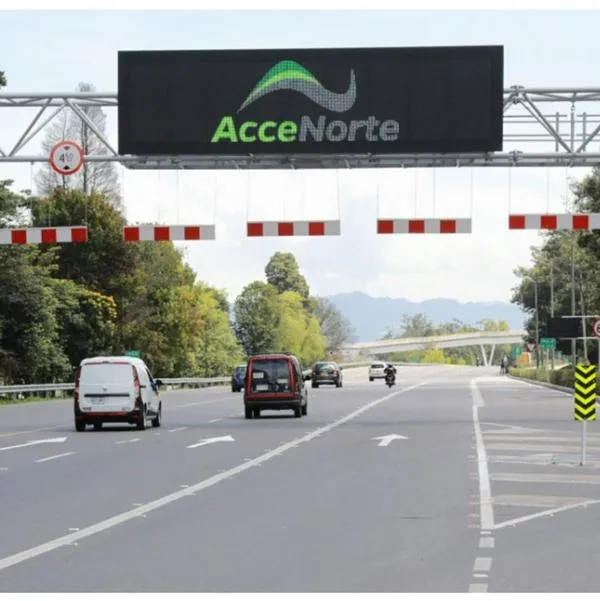Peaje Andes en Autopista Norte queda en $ 11.913 para los que viven en Chía y Cajicá