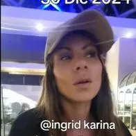 Ingrid Karina apareció en Bogotá.