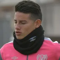 Foto de James Rodríguez, en nota de por qué James Rodríguez no entrenó con Rayo Vallecano en enero, según el técnico