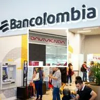 Fotos de Bancolombia y Davivienda, en nota de cuál es el banco más fuerte de Colombia: Bancolombia, Davivienda y más en 2024