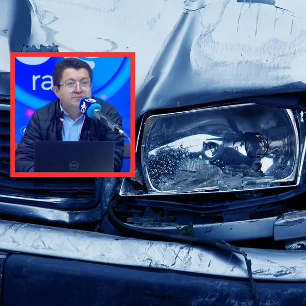 Ricardo Ospina, de Blu Radio, casi tiene accidente de tránsito por microsueño 